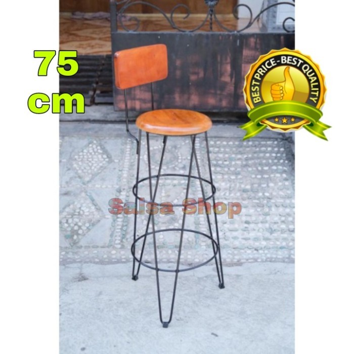 Kursi Cafe Sandar 75Cm Kursi Bar Kursi Kafe Kursi Cafe Besi Murah