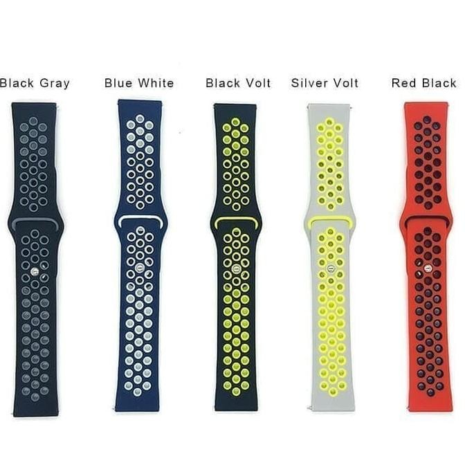 Silicon Strap Fitbit Versa 1 2 Lite Watch Band Nike Volt Series Tali Terlaris