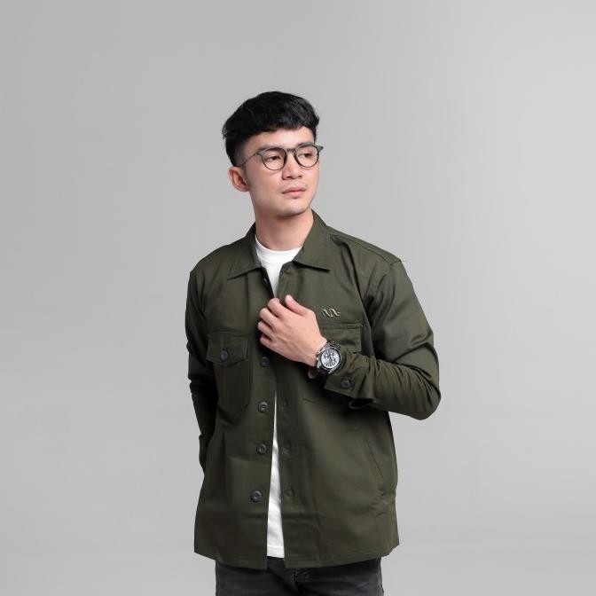 iNeat Zaku Trucker Jacket Outerwear Green