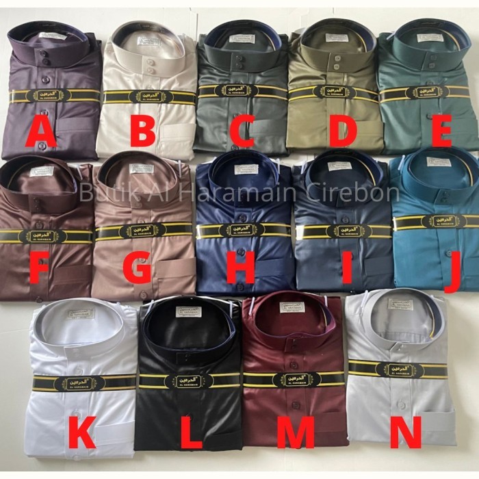 Jubah Gamis Thobe Pria Dewasa/Anak Al Haramain Polyster Vietnam Import {TerlarisBest Seller}