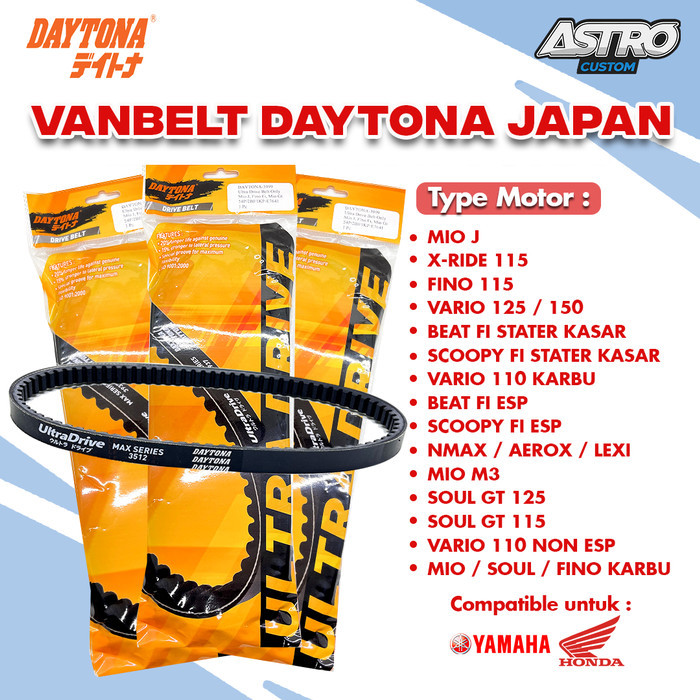 Vanbelt Daytona Vario 125 Vario 150 Led Original Racing V-Belt