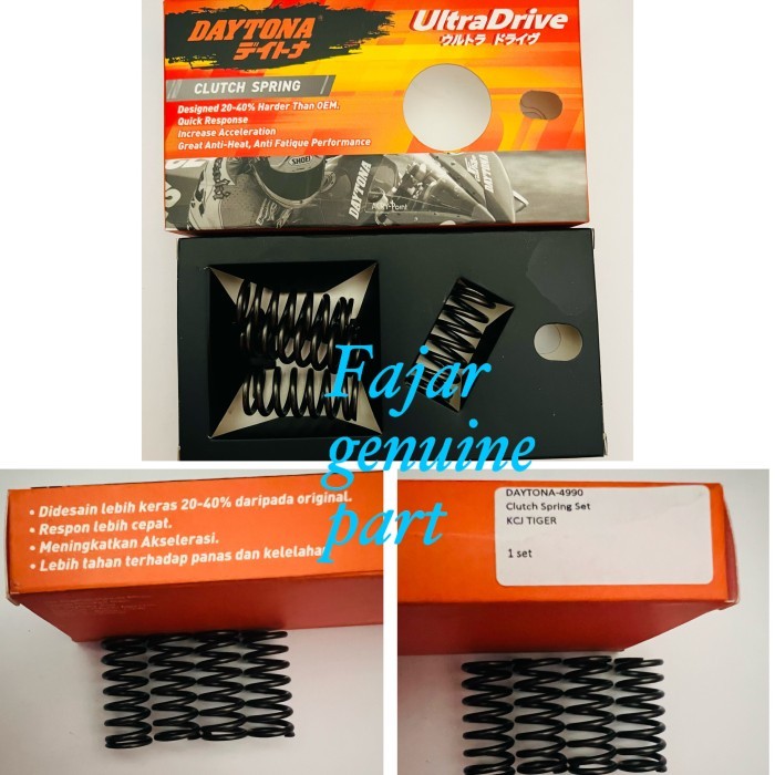 Per Kopling Daytona Clutch Spring Set Tiger Kcj 100% Original Kode4990