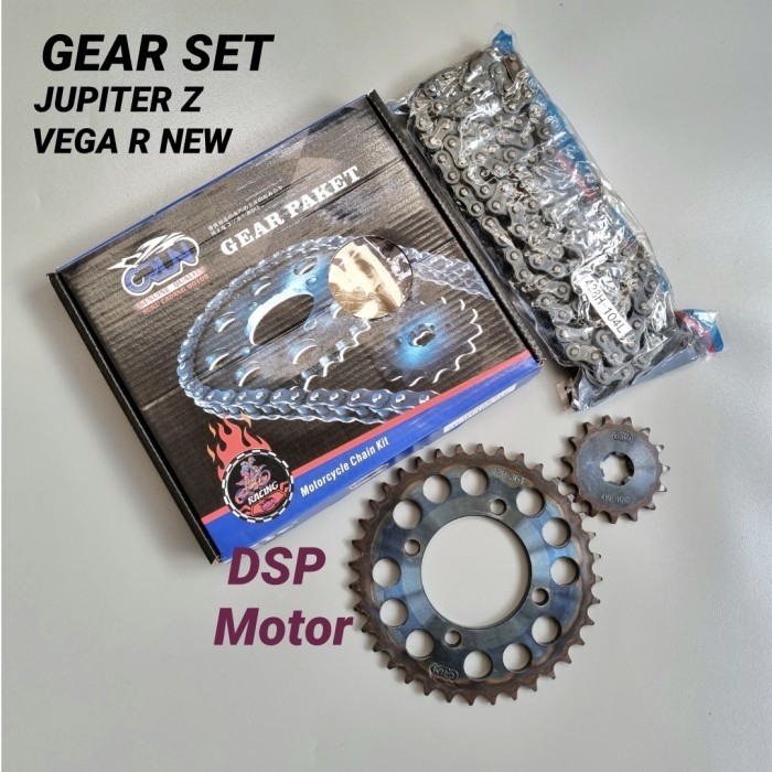 Gear Gir Set Paket Racing Jupiter Z-Vega Lama-R New-F1Zr-Crypton