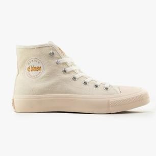 Sepatu Sneakers Johnson - Basic Highcut (HC) Milky