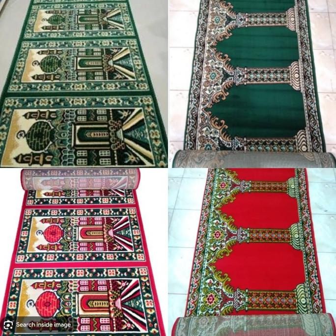 Spesial Karpet Sajadah Masjid Medeena 105X570 Karpet Sajadah Rol Meteran