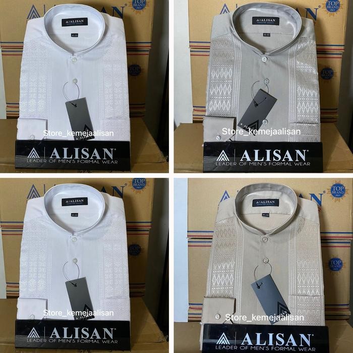 Kemeja Koko Alisan Jumbo Reguler Lengan Panjang {TerlarisBest Seller}