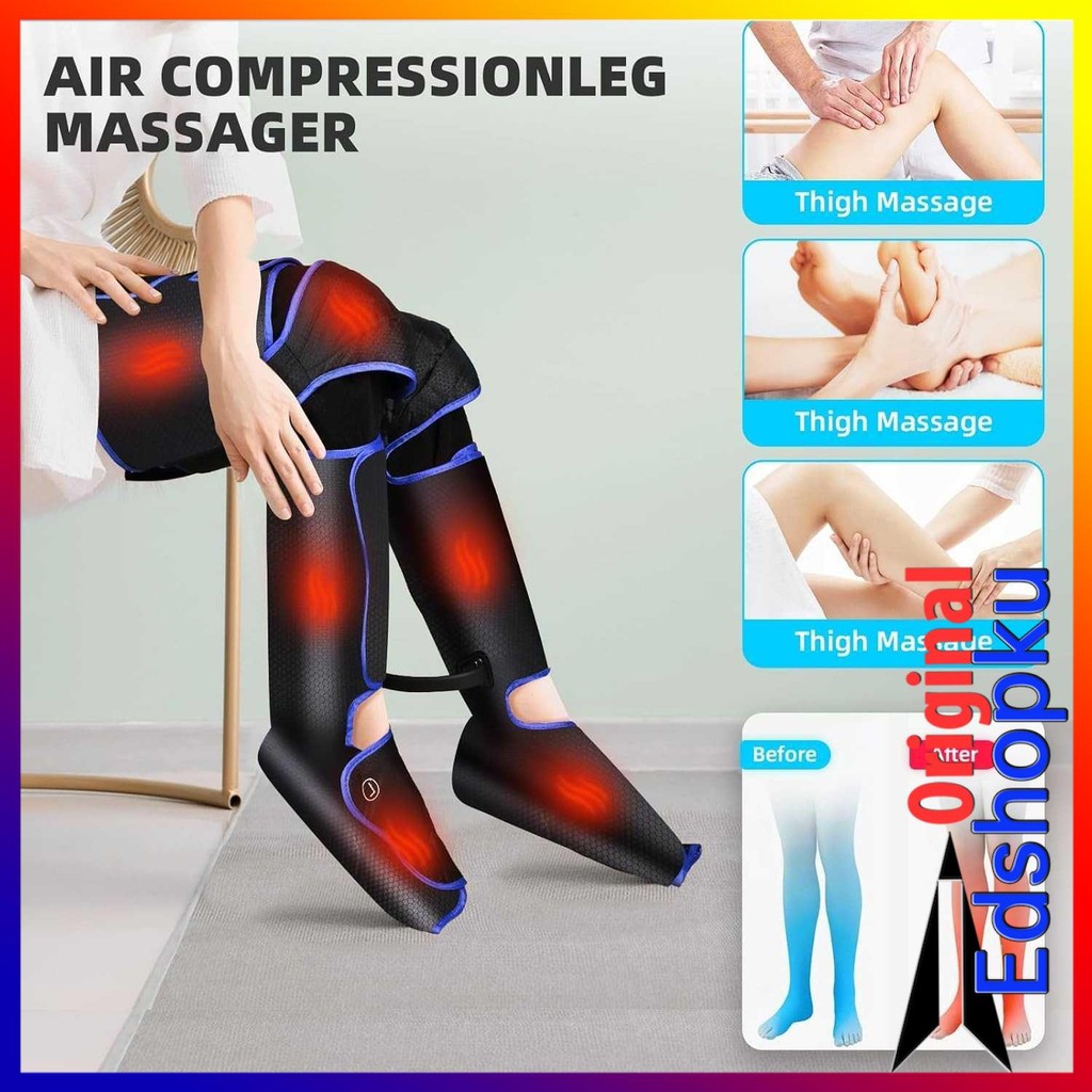 Feet Massage Alat Pijat Kaki Betis Paha Full Leg Massager Blood Circulation Kompresi Olahraga Badmin