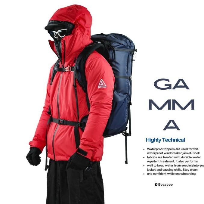 BOGABOO JACKET GORETEX 3 LAYER GAMMA WATERPROOF Pria Wanita  - JAKET IQB