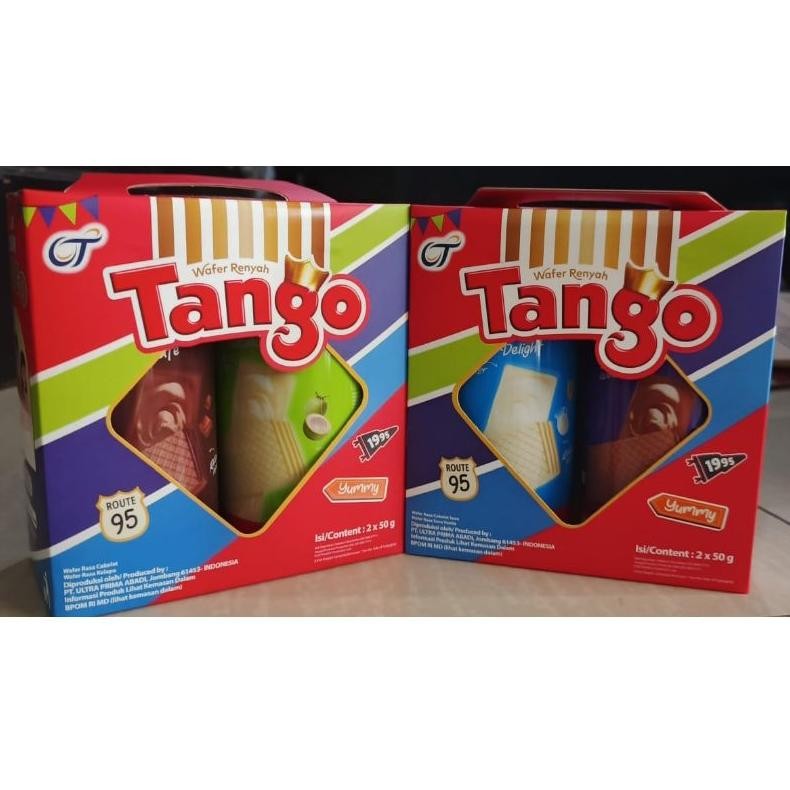 

Tango wafer hampers lebaran / idul Fitri kartonan isi 12*(2*50gr)