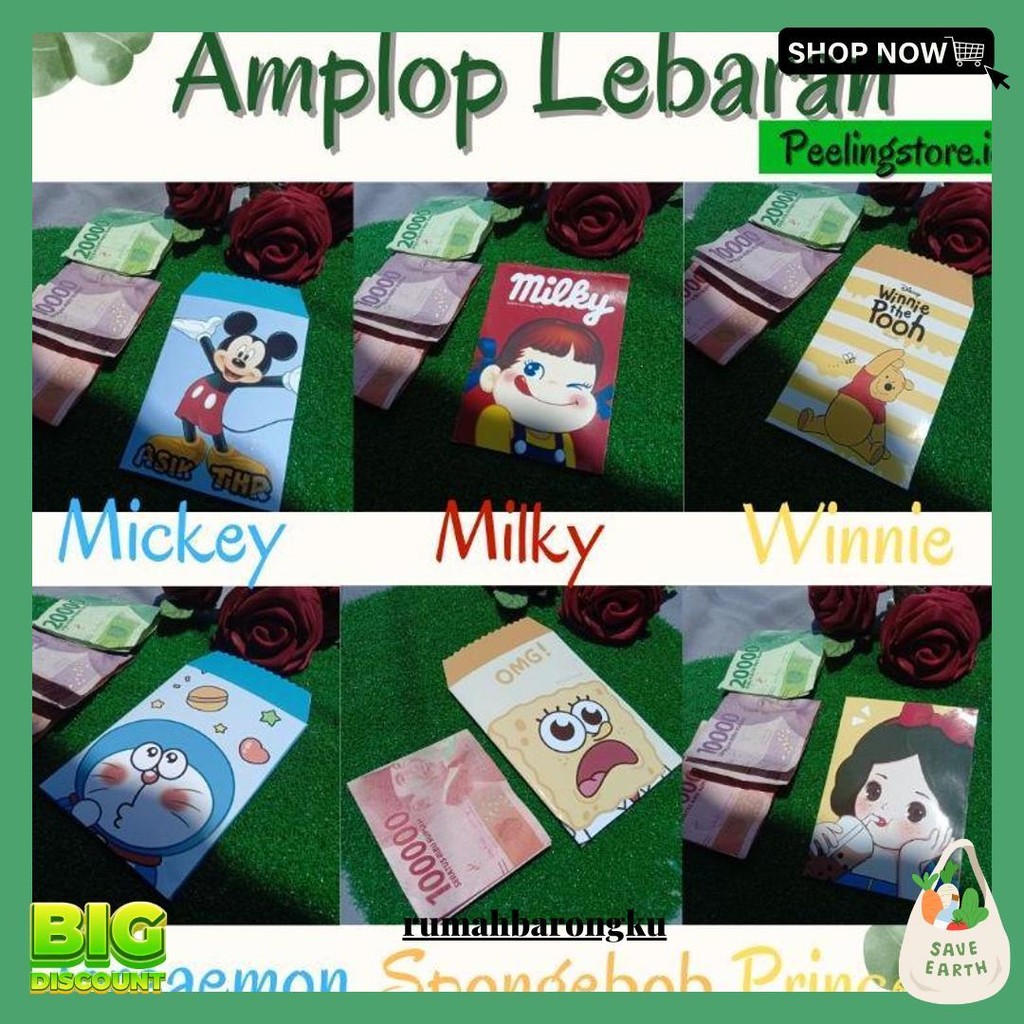 

10 Pcs Amplop Idul Fitri Kecil Uang Di Lipat / Amplop Lebaran / Angpau / Amplop Lebaran Unik / Amplop Lucu Siap Kirim