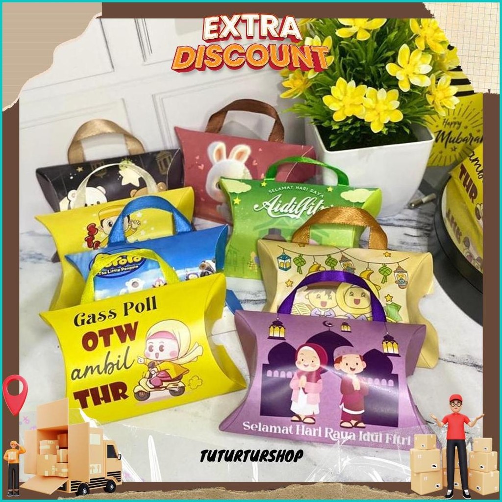 

Amplop Lebaran Bentuk Tas (10Pcs) Terlaris