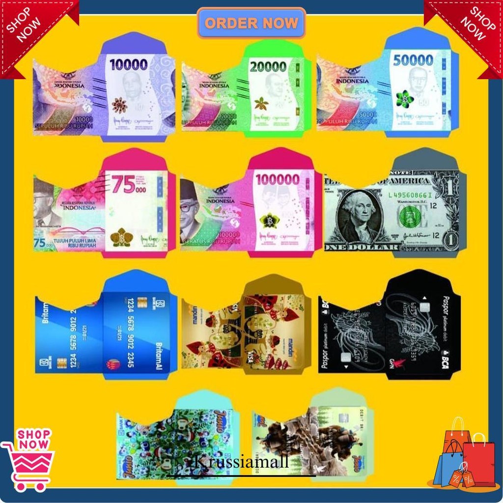 

Amplop Lebaran 100 Lembar Free Plastik ( Masih Bentuk Lembaran) Original Produk