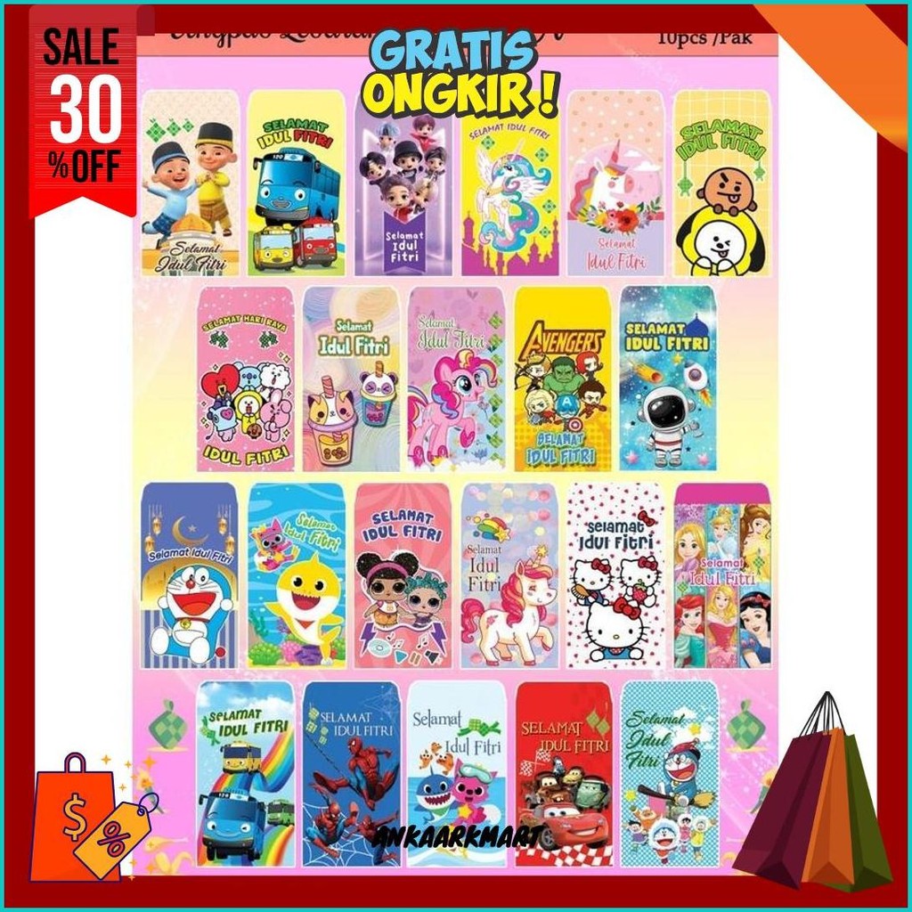 

Amplop Lebaran 50Pc / Angpao Idul Fitri Masjid Jumbo Besar Gratis Ongkir