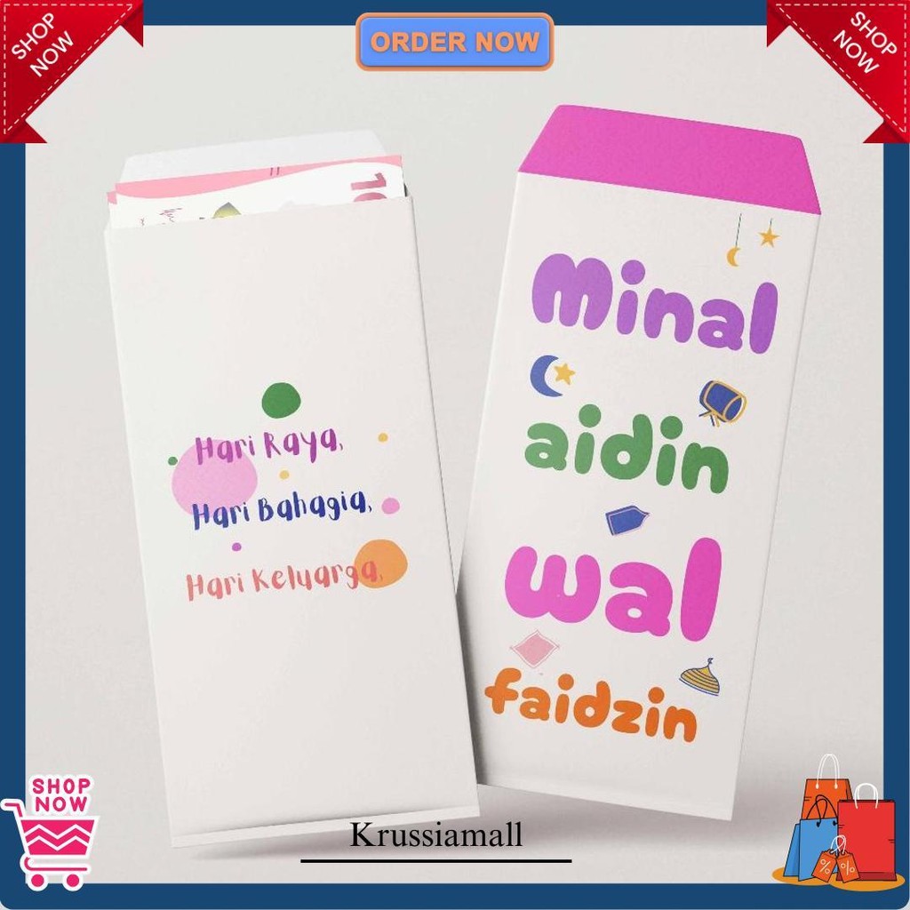 

[Ukuran Uang] Amplop Lebaran Premium / Amplop Idul Fitri Bahan Tebal Termurah Banget