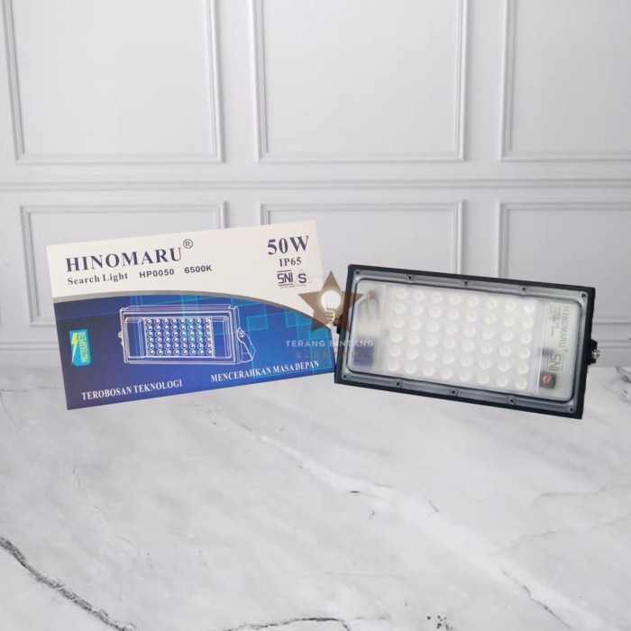 Lampu Sorot Led - Flood Light Hinomaru 50 Watt Putih / Warm White