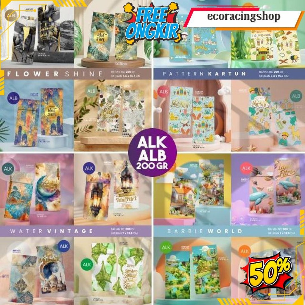 

(Isi 20 Pcs) Amplop Mini Lebaran Edukasi | Amplop Lebaran Murah / 1 Pack Mix 4 Motif Termurah Banget