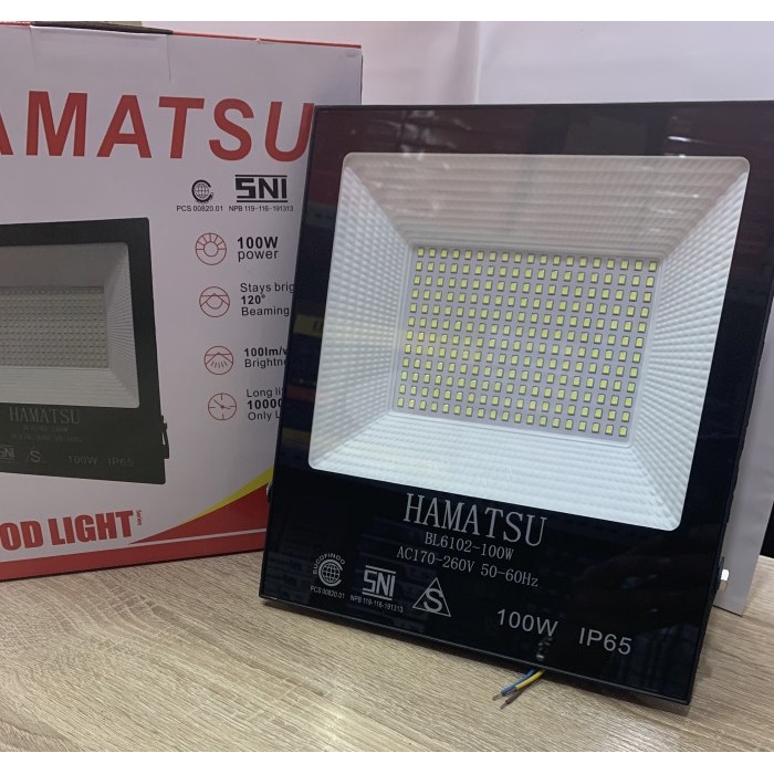 Hamatsu Lampu Sorot Led Sni 100W 100 Watt