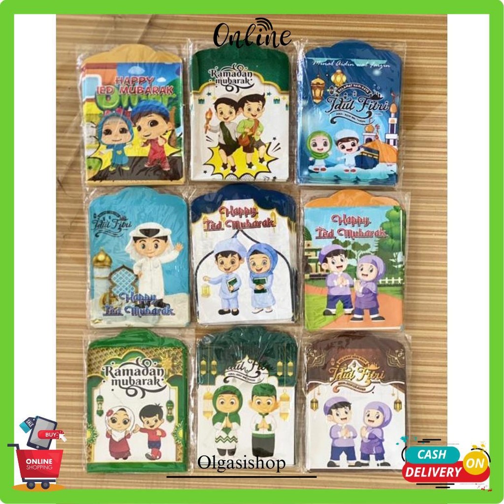 

Amplop Lebaran Unik 1 Pack Isi 10 Pcs Angpao Cod
