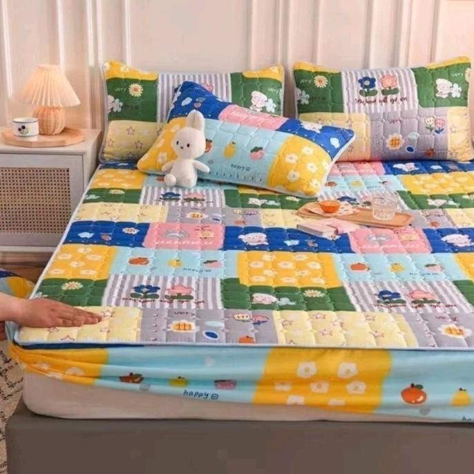 SPREI WATERPROOF SULTAN Anti Air Anti Geser 160x200 dan 180x200 [terbaik]