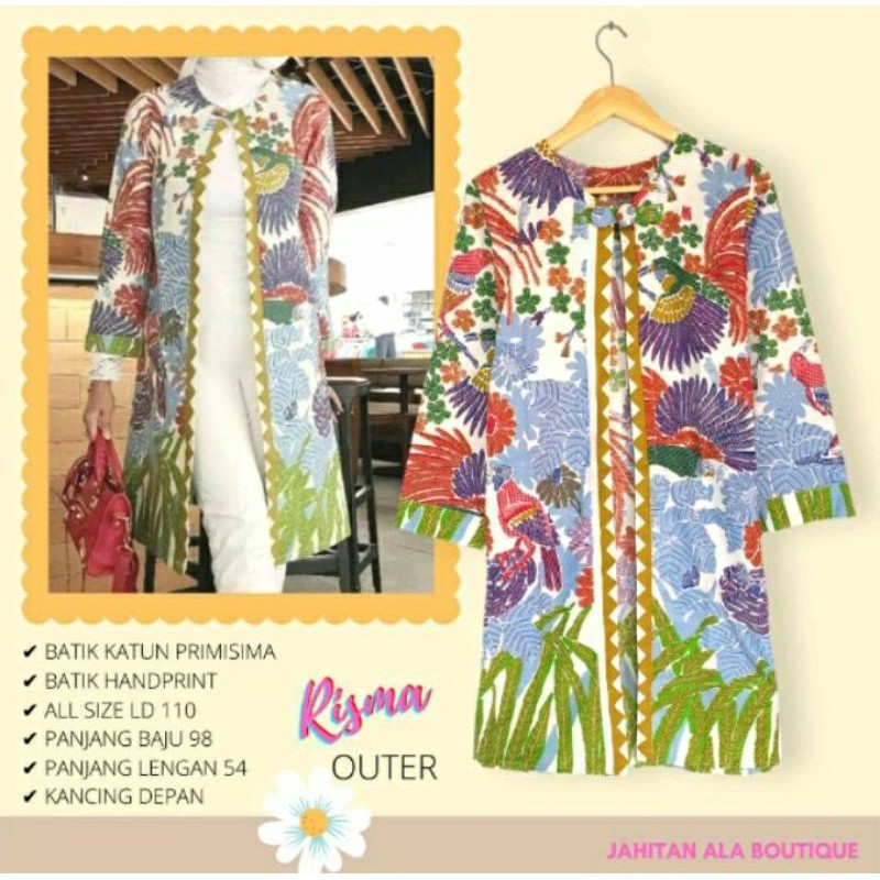 Outer Risna Batik Solo Outer Batik Wanita