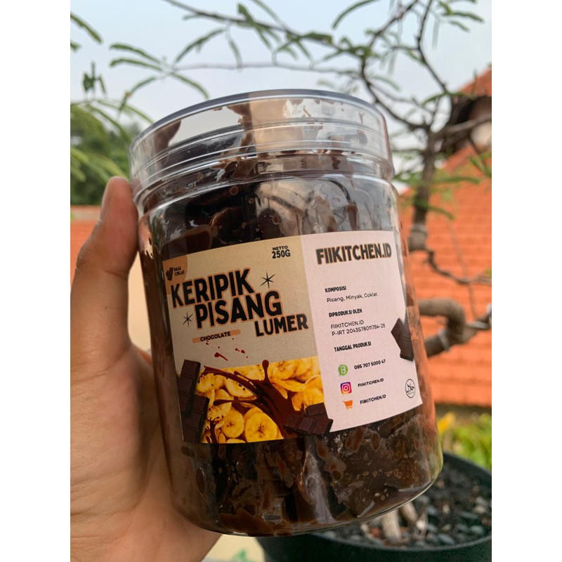 

NEW! Keripik pisang lumer toples 600ml (isi 250gram)