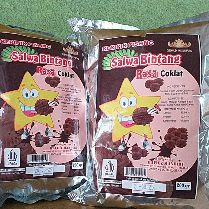 

sale Keripik pisang kembang kepok oven Bintang Rasa salwa bintang