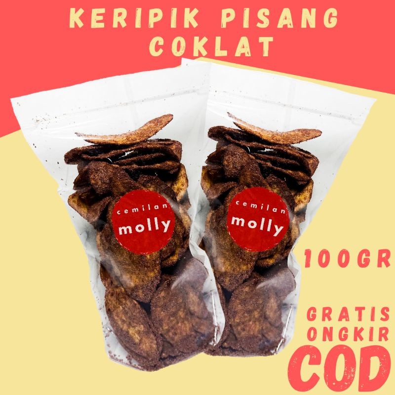 

NEW PROMO Keripik Pisang Coklat 100gr