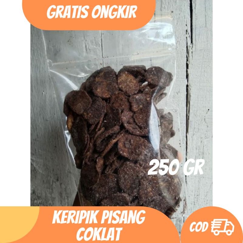 

TERMURAH Keripik Pisang Coklat Banana Chips 250g