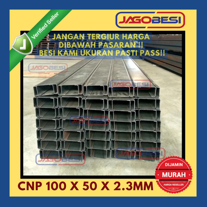BESI KANAL C / CNP 100 X 50 X 2.3MM