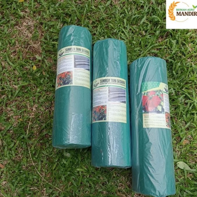 PLASTIK MULSA HITAM PERAK 500 METER MTR