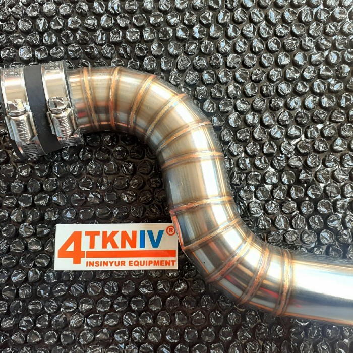 TERBARU AIR INTAKE PIPA UDARA VELOCITY STAINLESS HONDA VARIO 125 150 TB 34MM