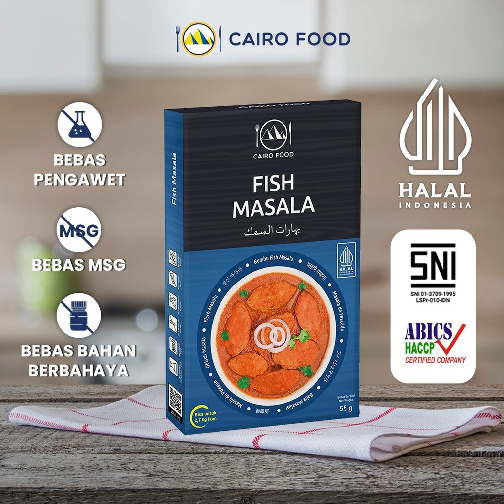 

Bumbu Fish Masala Non MSG - Cairo Food