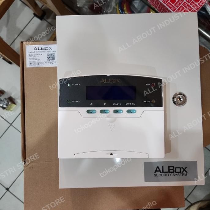 ACP824 ALBOX ALARM CONTROL PANEL 8 ZONE + KEYPAD ACP-824P ACP824P 824