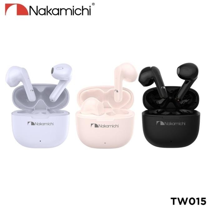 Nakamichi TW015 True Wireless Earphone Bluetooth Gaming TWS HD Terlaris