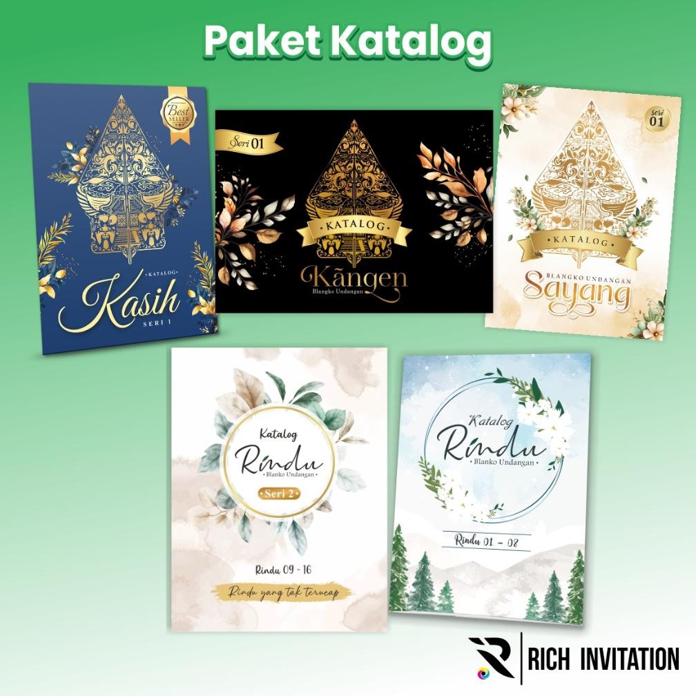 KATALOG BLANGKO UNDANGAN - PAKET KATALOG