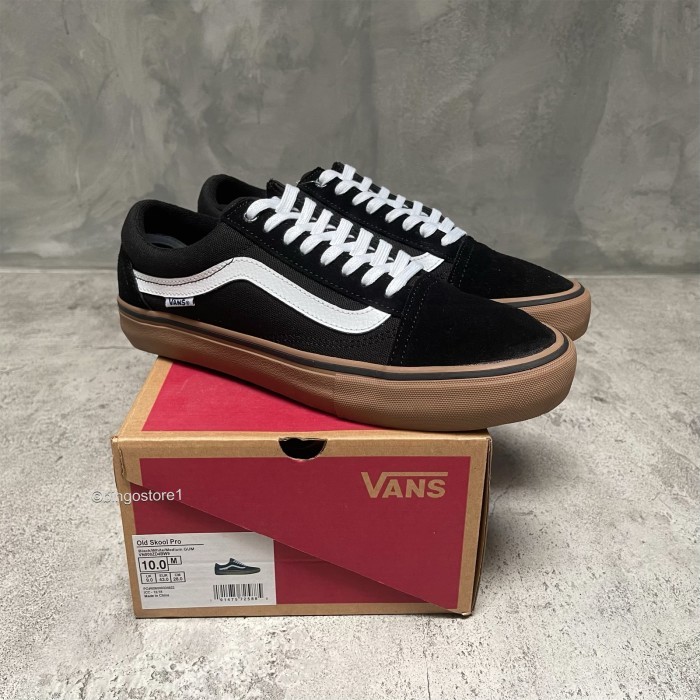 Vans Oldskool Pro Black/Gum Original Bnib / Vans Old Skool Pro