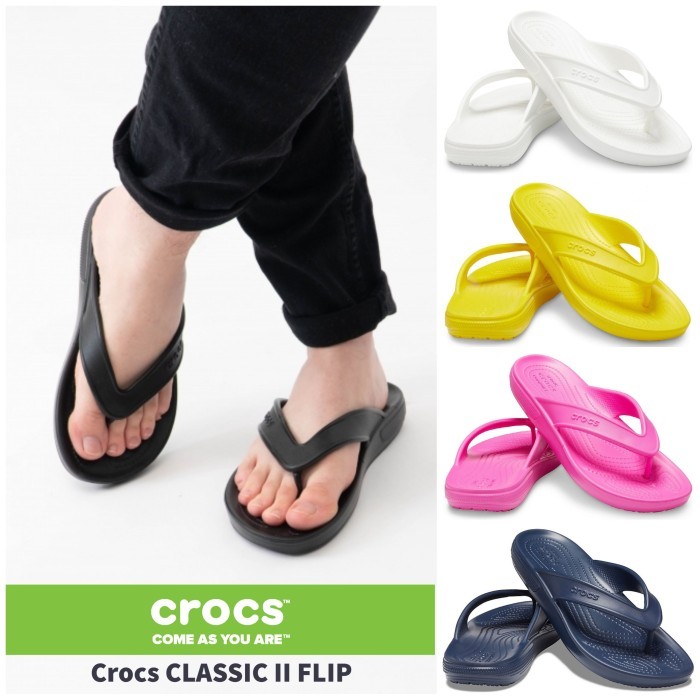 Crocs /Sandal Pria / Sandal Jepit / Crocs Jepit /Crocs Classic Ii Flip