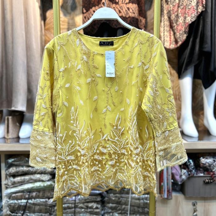 Promo Atasan Brukat Tile Gies Butik Brokat Pesta Wanita Cantik Blouse Tile Blus Brukat Atasan Tile