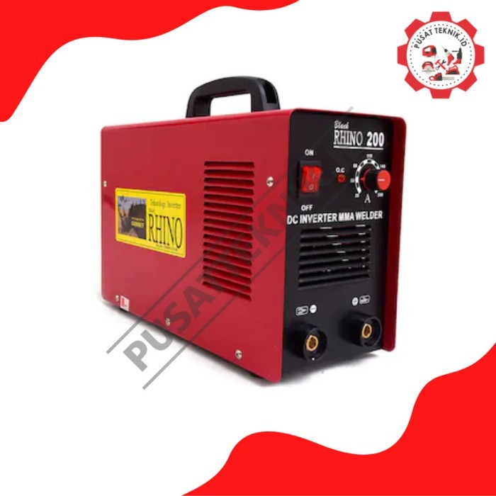 Black Rhino 200A /Mesin Trafo Las Inverter MMA-200/Rhino (200Ampere)