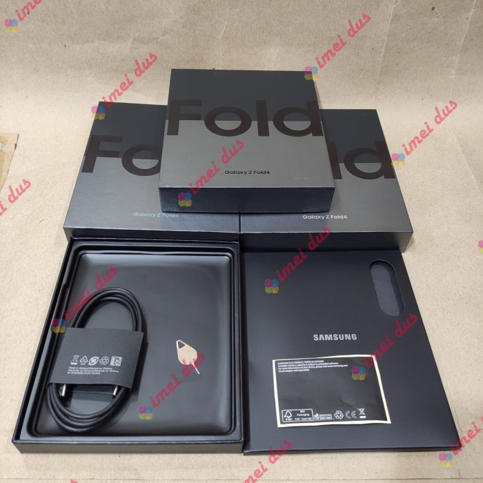 

Dus Box Kotak Samsung Z Fold 4 Full Set
