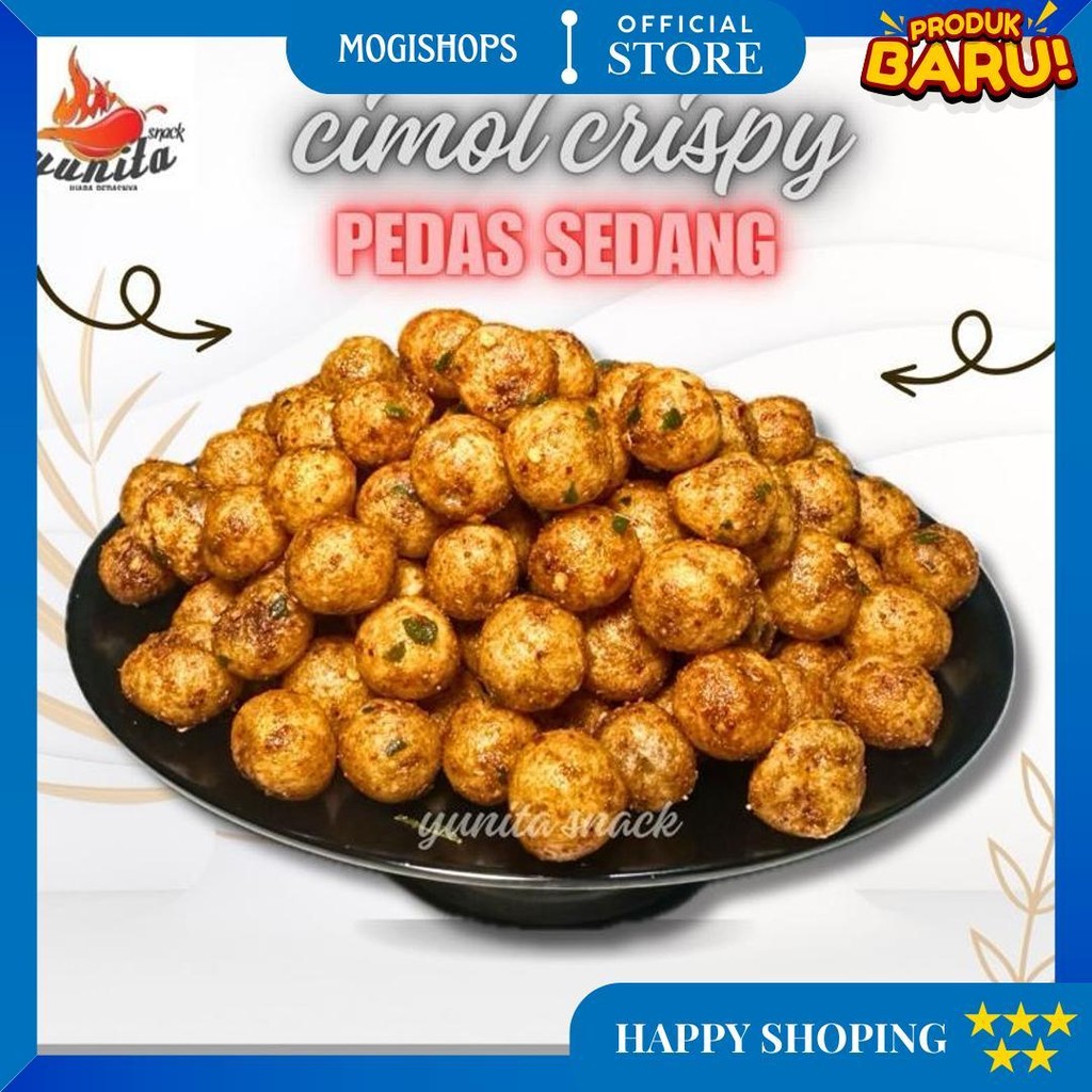 

Cimol Kering Pedas Crispy Daun Jeruk 50 Gram (20 Pcs) D Terlaris