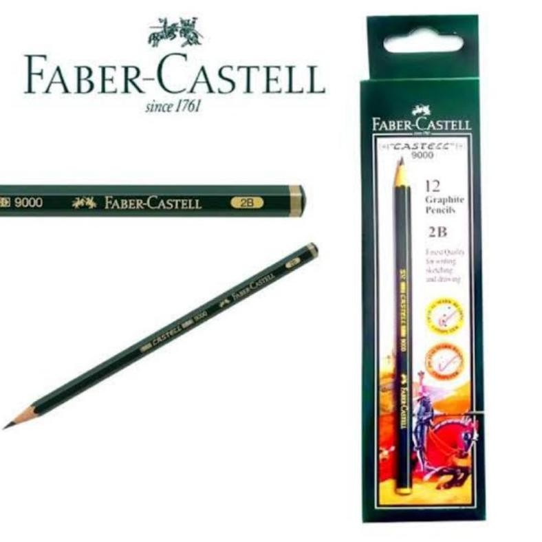 

Terbaru Pensil Faber Castel 2B || Castel 9000 Per 6 Pack || Castell 9000 Pensil Graphite - 2B