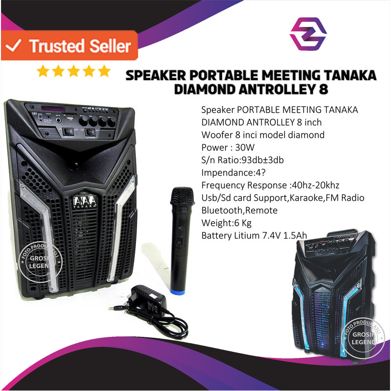 Speaker PORTABLE MEETING TANAKA DIAMOND ANTROLLEY 8 INCH