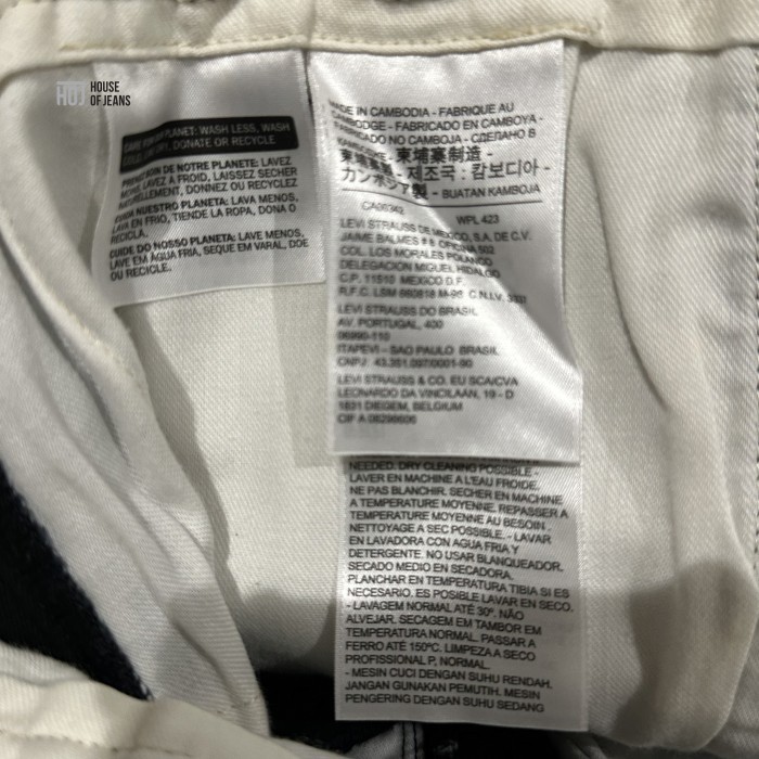 Terbaru Celana Chinos Pria 511 Original Slim Fit Chino Stretch 24888-0006 Size 34 Terlaris