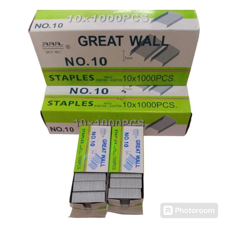 

Terlaris Isi Staples Great Wall No 10