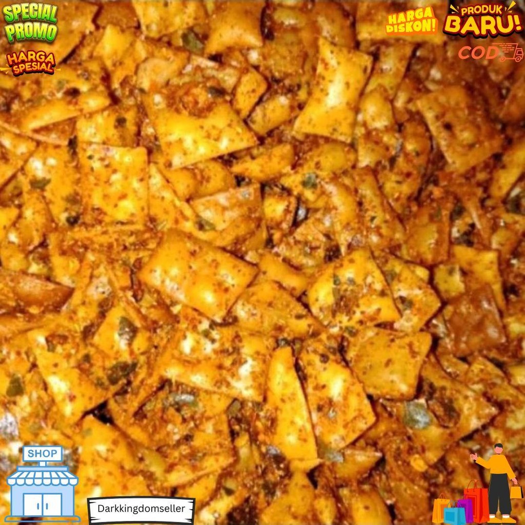 

1 Kg Kulit Pangsit Pedas Daun Jeruk/Pangsit Goreng/Kulit Pangsit Termurah/Terlaris/Bisa Cod D Terlaris