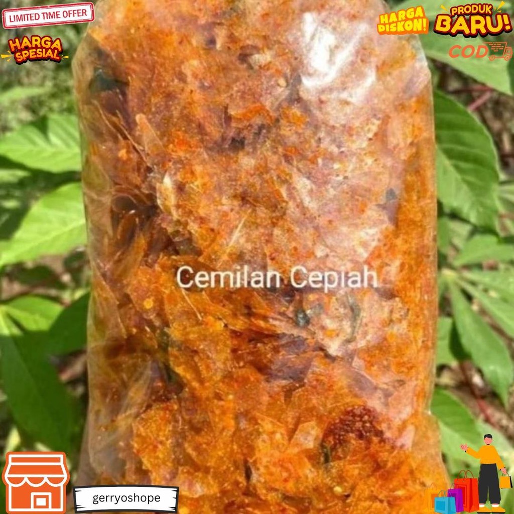 

Kripca / Keripik Kaca 500Gram Pedas Daun Jeruk D Sale
