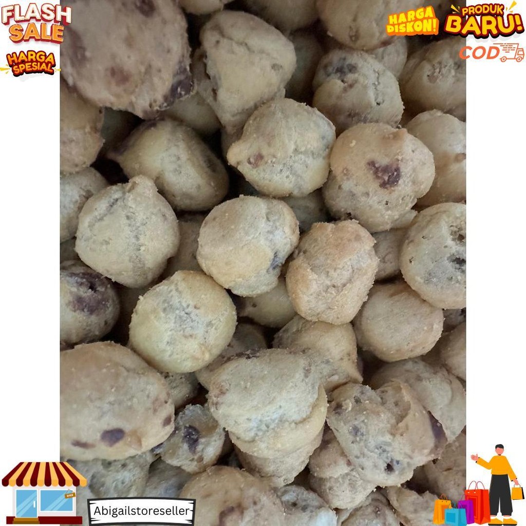 

(1Kg)Kue Sus Kering /Krem Ballen / Kue Soes Coklat /Krem Ballen / Kue Coklat / Soes Kering Coklat (1Kg) (250Gr) (500G) / Duosus / Sus Coklat Kering D Promo 10.10