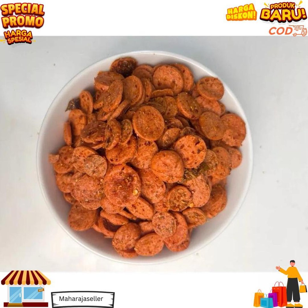 

Sosis Goreng Sosreng Pedas / Sosreng Bumbu Melimpah/ Cemilan Sosreng D Termurah