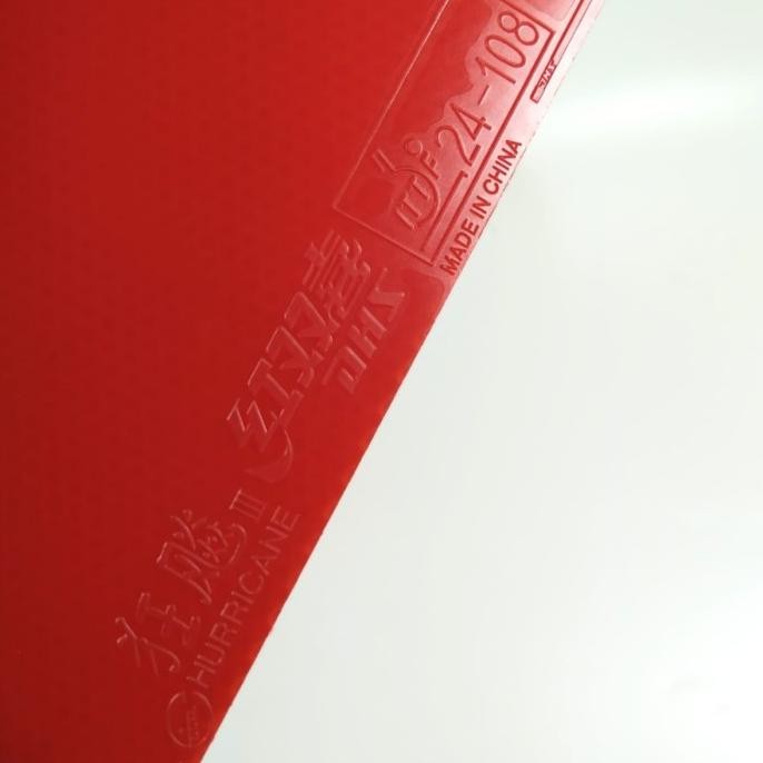 Karet Pingpong Tenis Meja DHS Hurricane 3 National Orange Spons - DHS Hurricane 3 Nasional